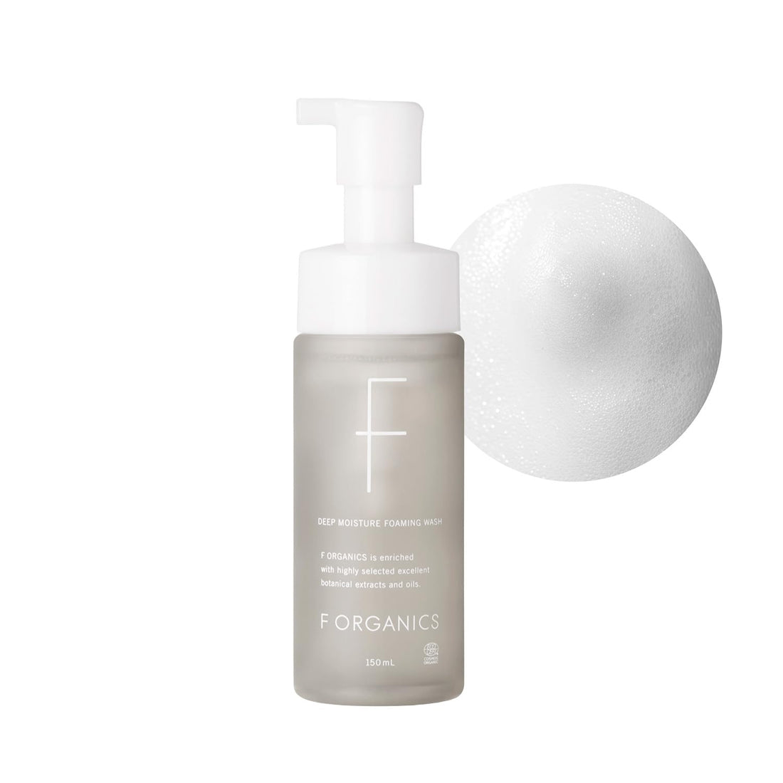 Effeoganikku Deep Moisture Foaming Wash 150mL Japanese Skincare
