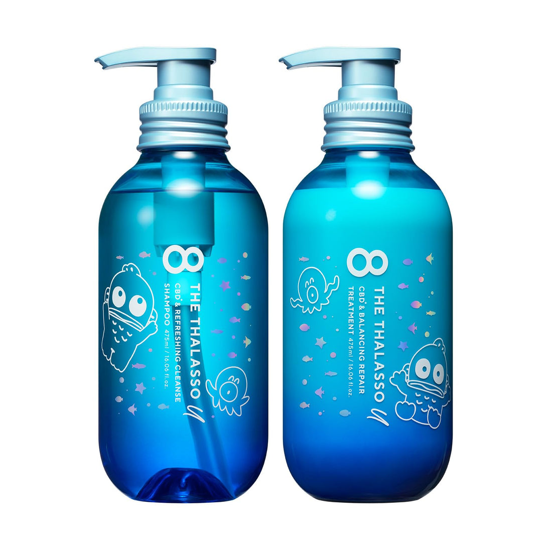 8 THE THALASSO Hair Treatment and Shampoo Special Kit