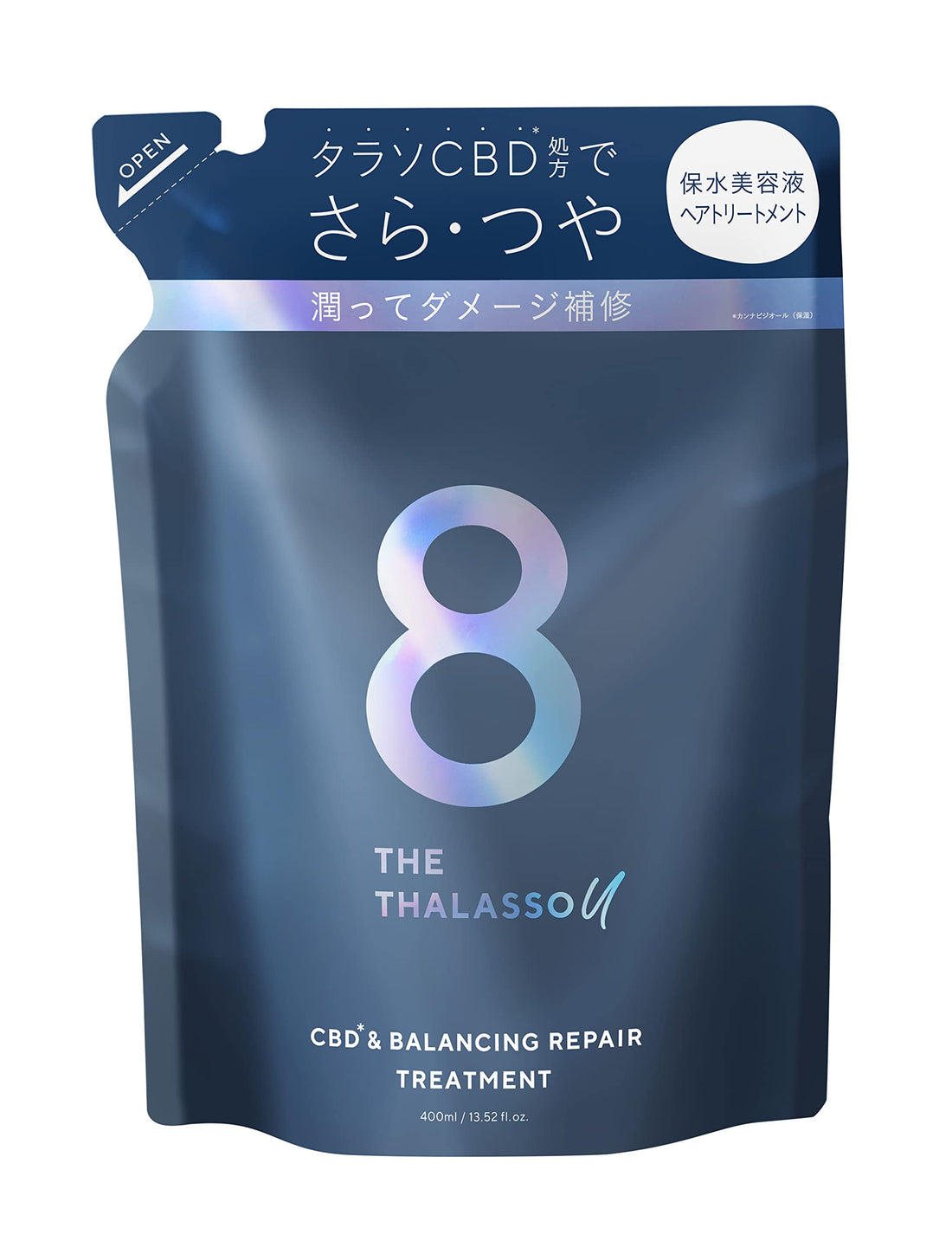 8 THE THALASSO CBD Balancing Damage Repair Hair Treatment 400ml