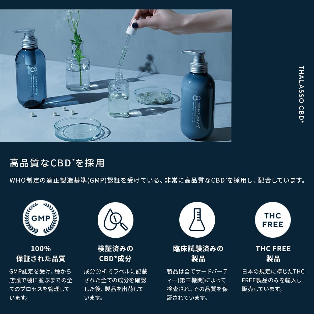 8 THE THALASSO CBD Balancing Damage Repair Hair Treatment 400ml