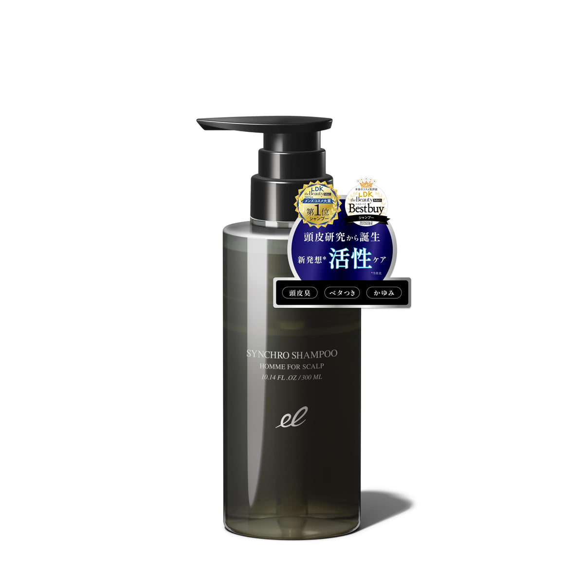 ELECTRON Scalp Shampoo for Men 300ml Gentle Care for Sensitive Skin