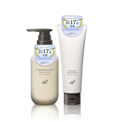 ELECTRON Scalp Care Shampoo 300ml and Treatment 180g Set