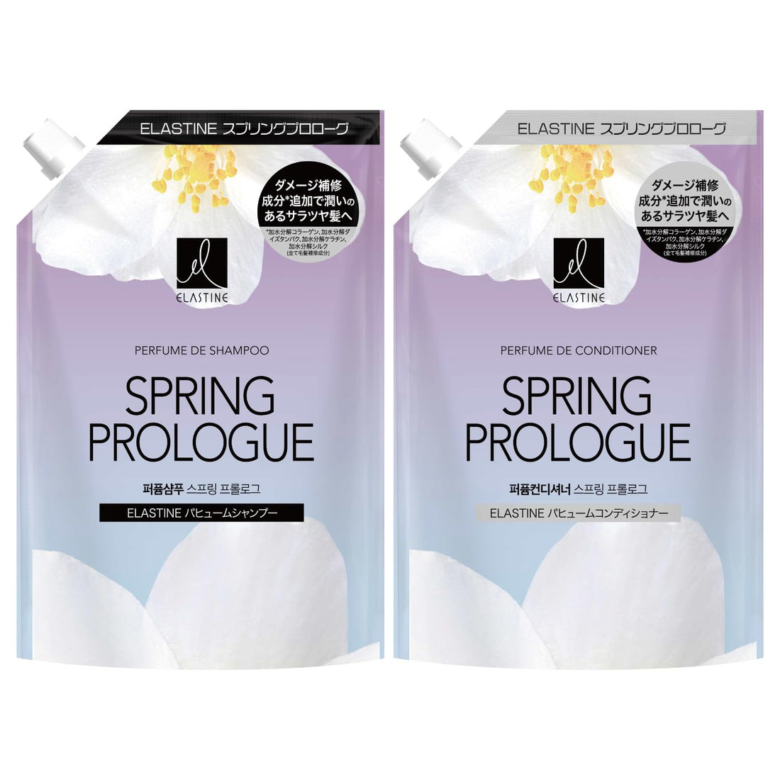 §ｅｌ∞ＥＬＡＳＴＩＮＥ Shampoo et Après-shampoing Élasthine 350mL