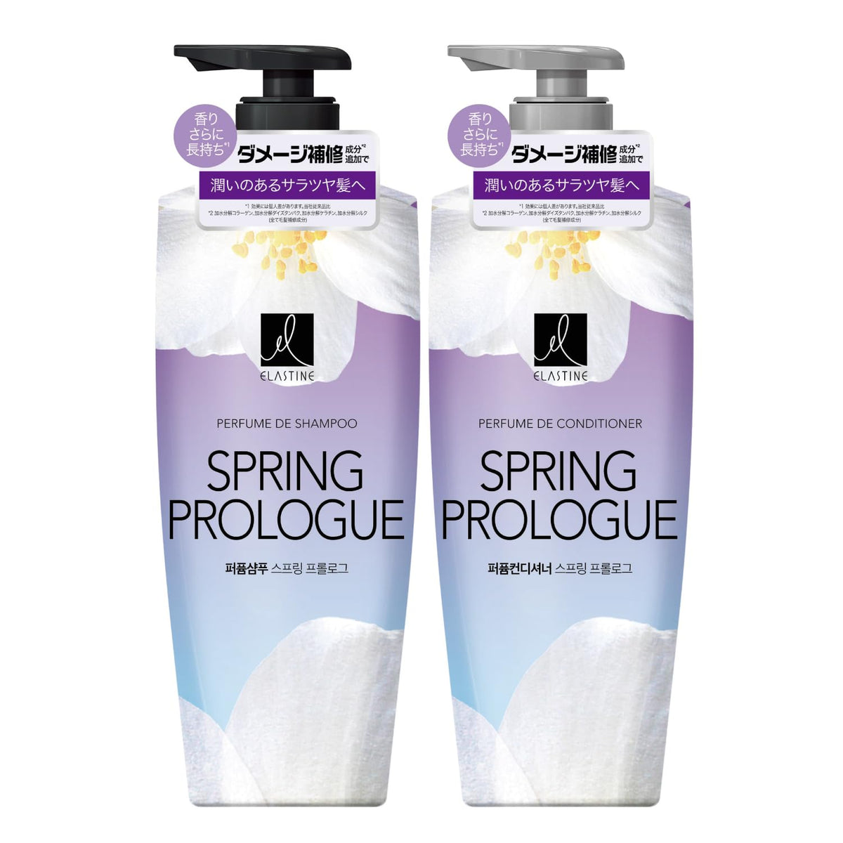 ELASTINE Hair Care Shampoo and Conditioner Set 600ml