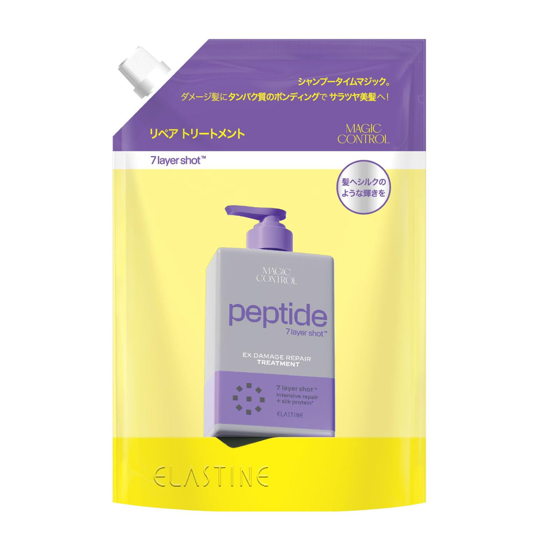 ELASTINE Damage Care Treatment Refill 400mL with Protein Bonding Technology