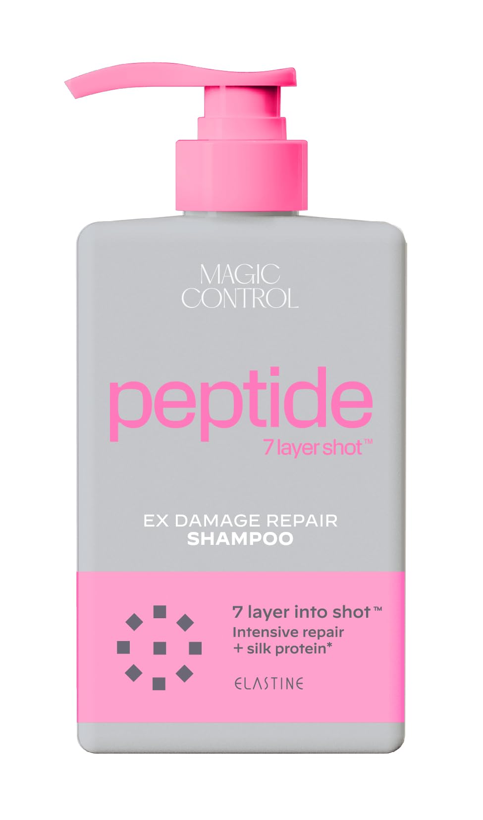 ELASTINE Damage Care Shampoo 480ml with Protein Bonding Technology