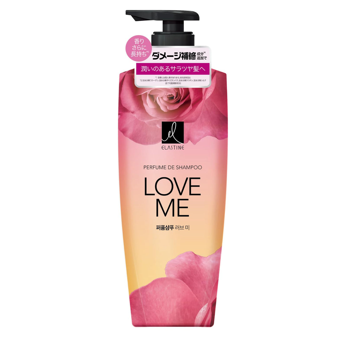 ELASTINE Love Me Shampoo 600ml Moisturizing Hair Care