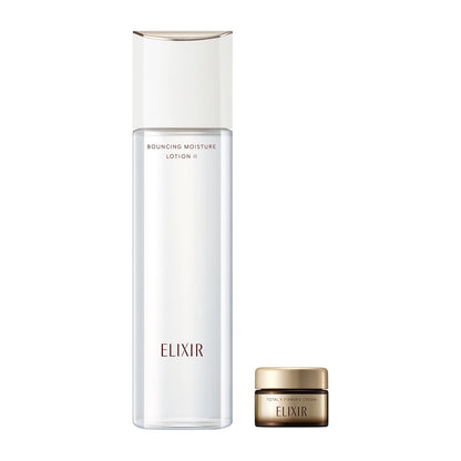 ELIXIR Aging Care Lotion Experience Set with Aqua Floral Scent 170mL