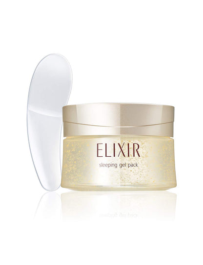 ELIXIR Sleeping Gel Pack W 105g Gel type Masque facial Fermeté Hydratation Soin anti-âge Supérieur Shiseido