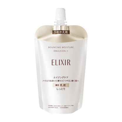 ELIXIR Lift Moist Emulsion SP 2 (Moist Type) 110mL Refill Quasi-Drug Lotion Tranexamic Acid Firmness Moisture Aging Care Superior Shiseido