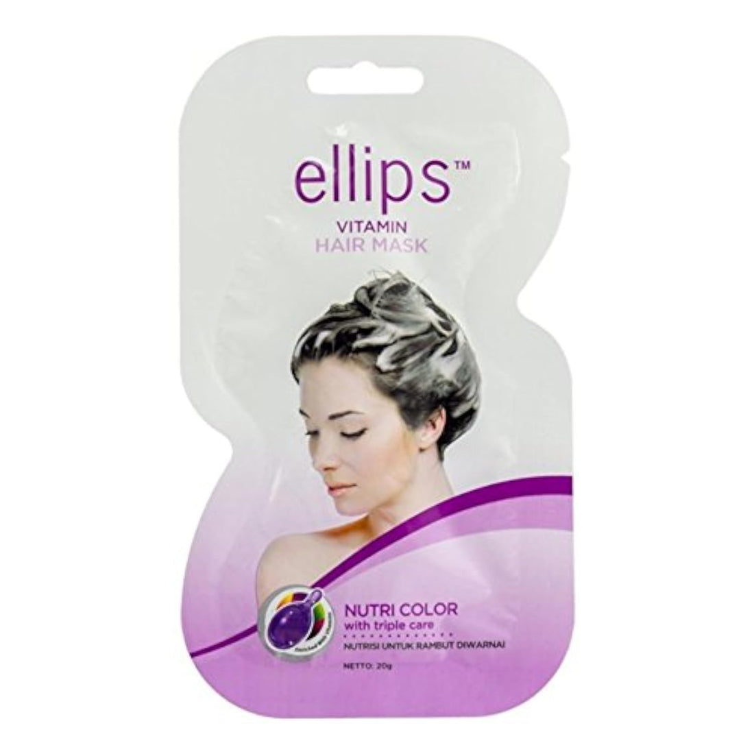 ellips Masque Capillaire Hydratant 200ml pour Cheveux Colorés