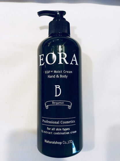 EORA Hand and Body Cream Bergamot 370g Japanese Skincare