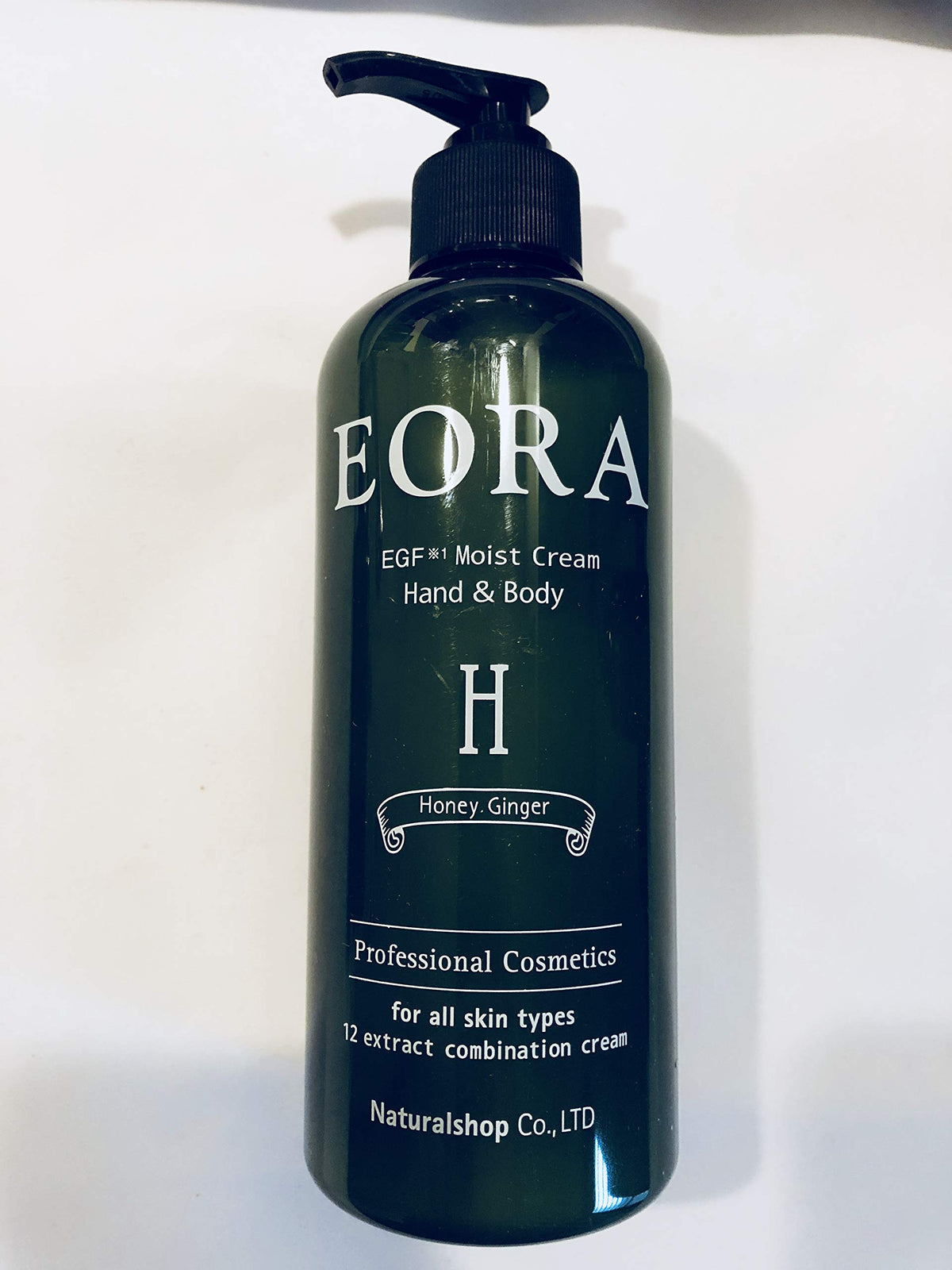 EORA Hand and Body Cream Honey Ginger 370g for Moisturizing