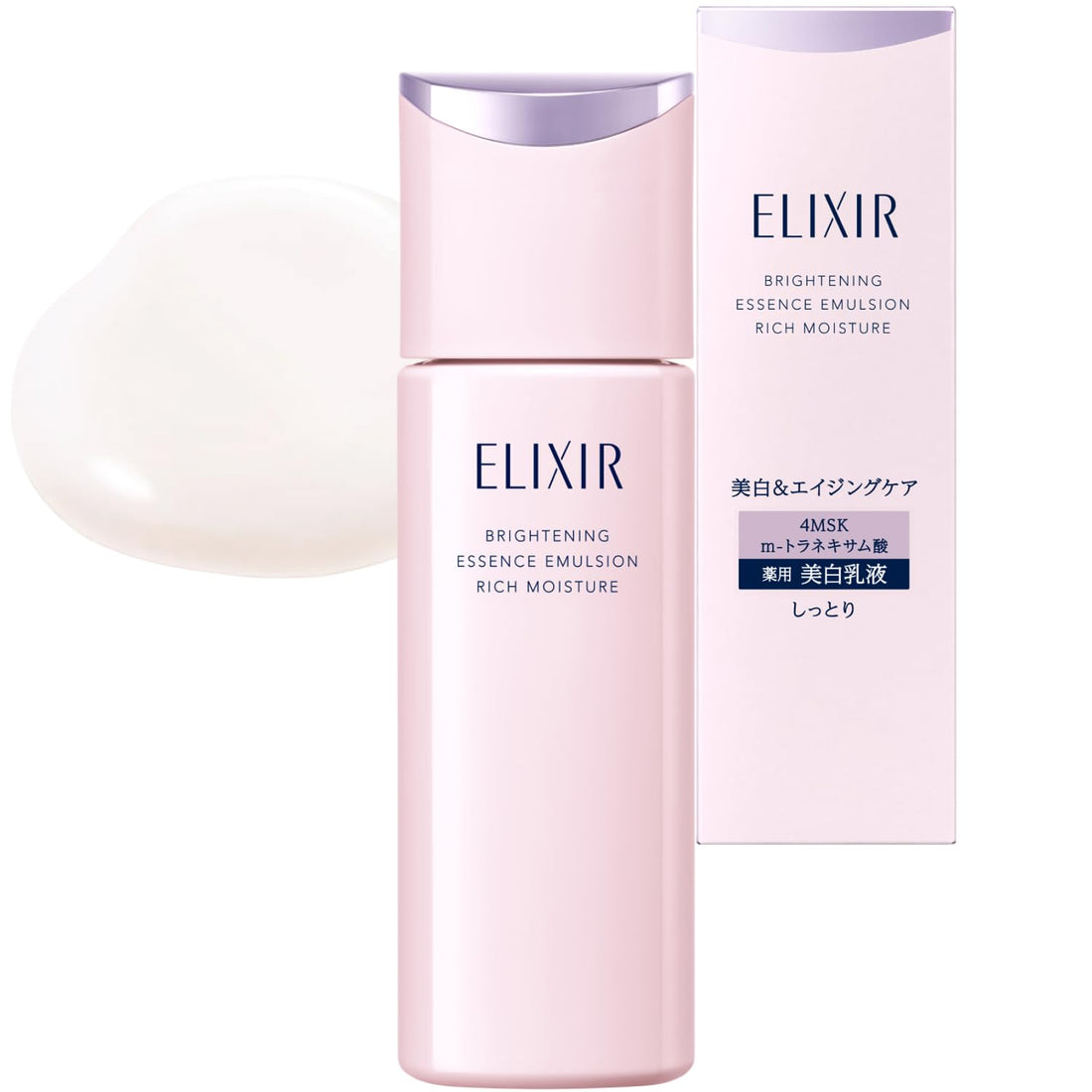ELIXIR Brightening Emulsion Moisturizer 130mL for Radiant Skin