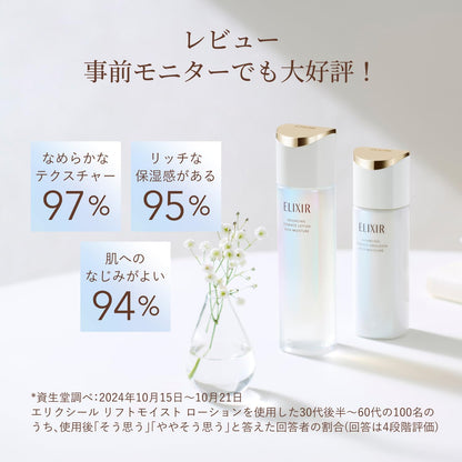 ELIXIR Lotion Hydratante Liftante 170mL pour Soin de la Peau Japonaise