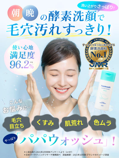 ESS Papawash Basic Enzyme Cleansing Powder 60g for Japanese Skincare