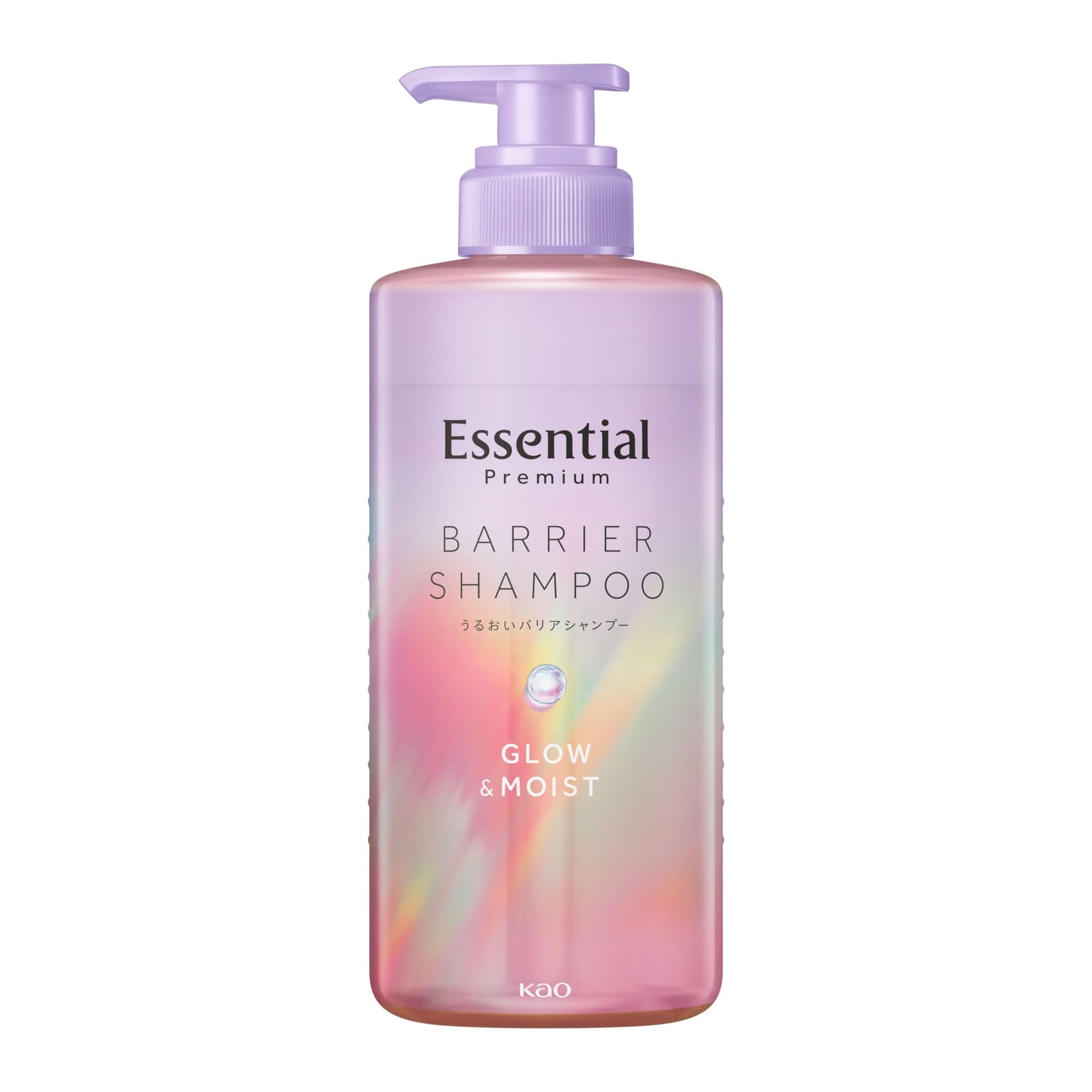 Essential Premium Moisture Barrier Shampoo Glow &amp; Moist Pump 450ml