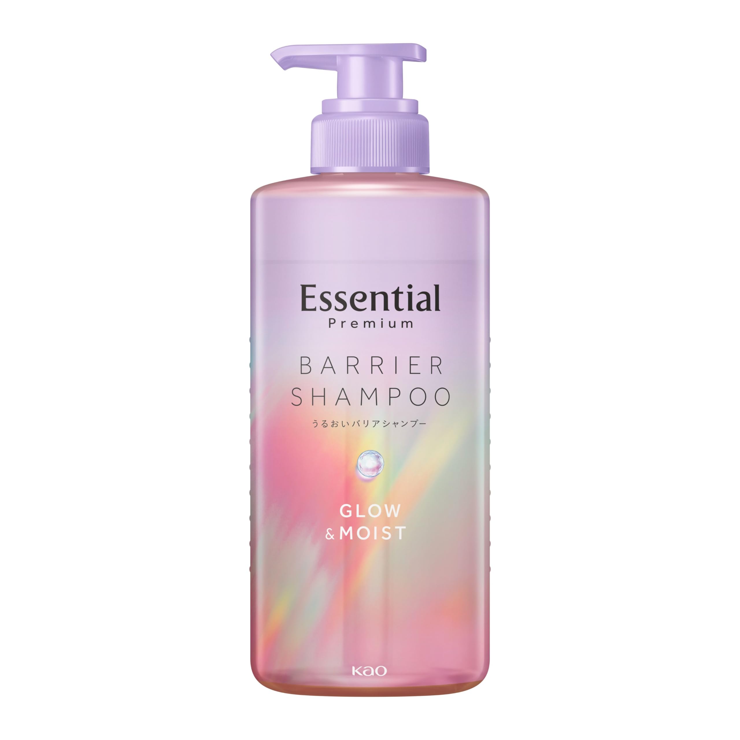 Essential Premium Moisture Barrier Shampoo Glow &amp; Moist Pump 450ml
