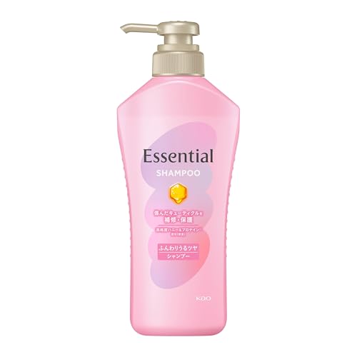 Essential エッセンシャル ふんわりうるツヤ シャンプー ポンプ 450ml