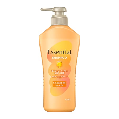 Essential エッセンシャル しっとりまとまる シャンプー ポンプ 450ml