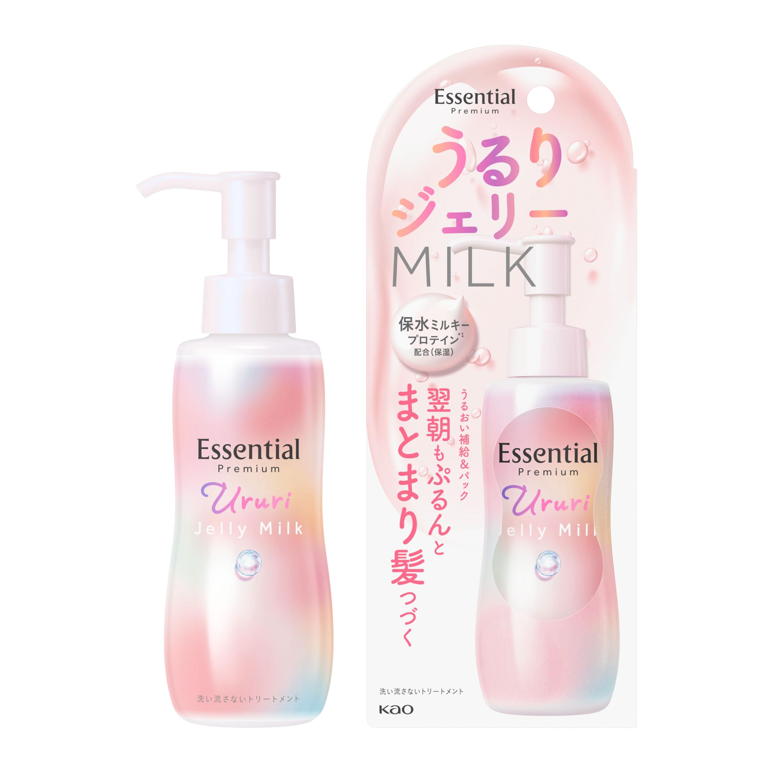 Essential Ururi Jelly Milk 140ml with White Peach and Musk Fragrance