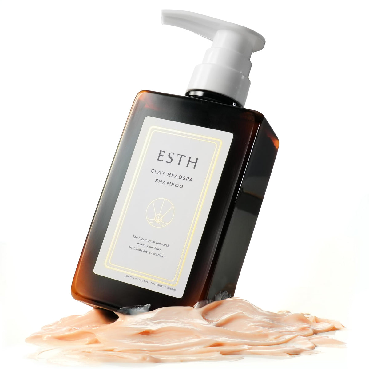 ESTH Clay Head Spa Shampoo 380g for Japanese Hair Care