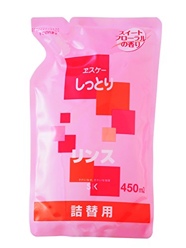 Esukeesekken Moisturizing Rinse Refill 450ml for Japanese Hair Care