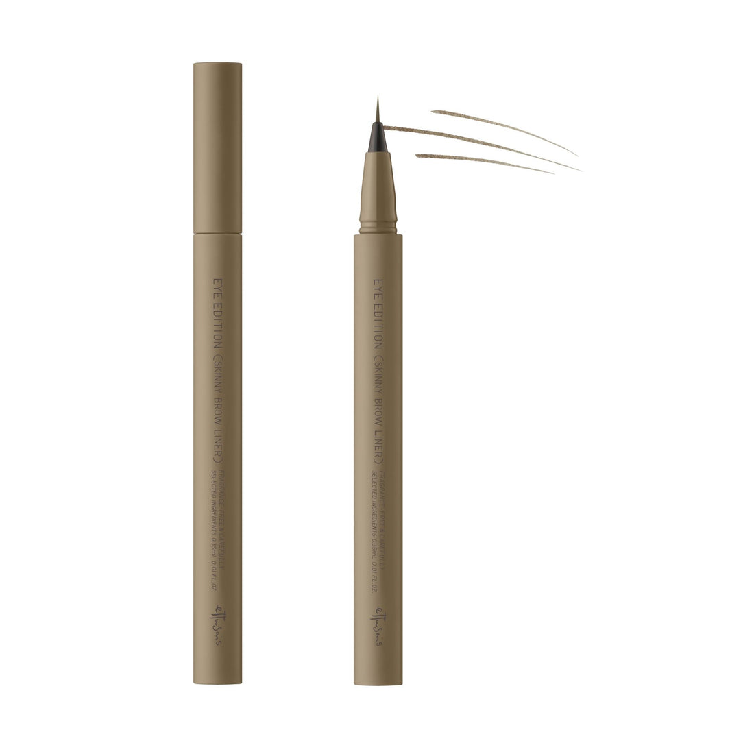 ettusais Eyebrow Edition Skinny Brow Liner Ash Brown Waterproof 0.35mL