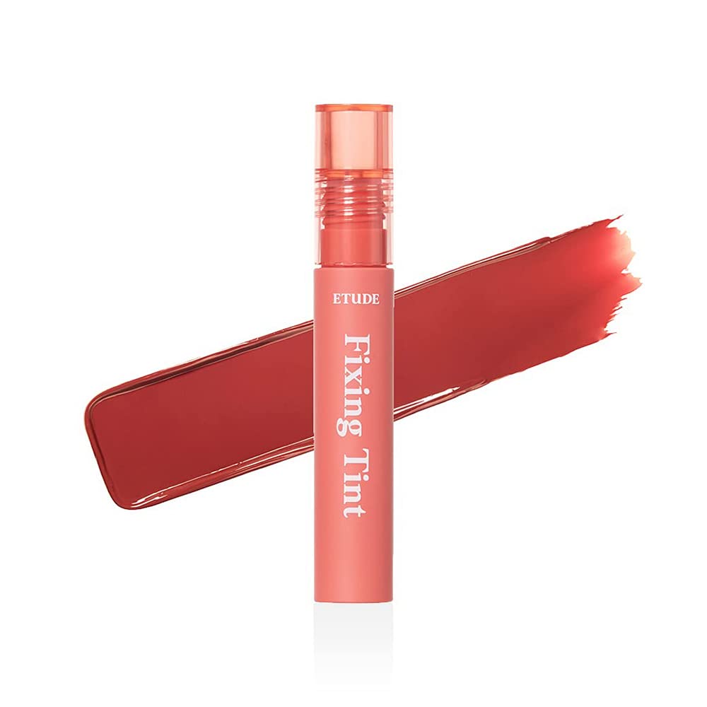 ETUDE Fixing Tint Vintage Red (Warm/Automne) Lip Tint Rouge à lèvres 4g 1.0 pièce Masque-proof Résistant à l&