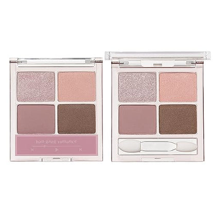 ETUDE [Official Etude] Play Color Eyes Mini Hangon Drama / 4 Color Palette / Glitter / Shimmer / Matte
