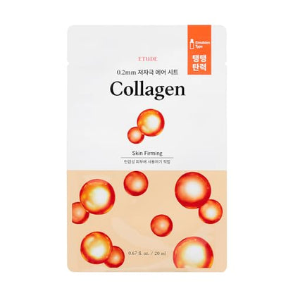 ETUDE [Official Etude] 0.2 Air Fit Mask CL/Collagen 1 sheet 20mL Firming