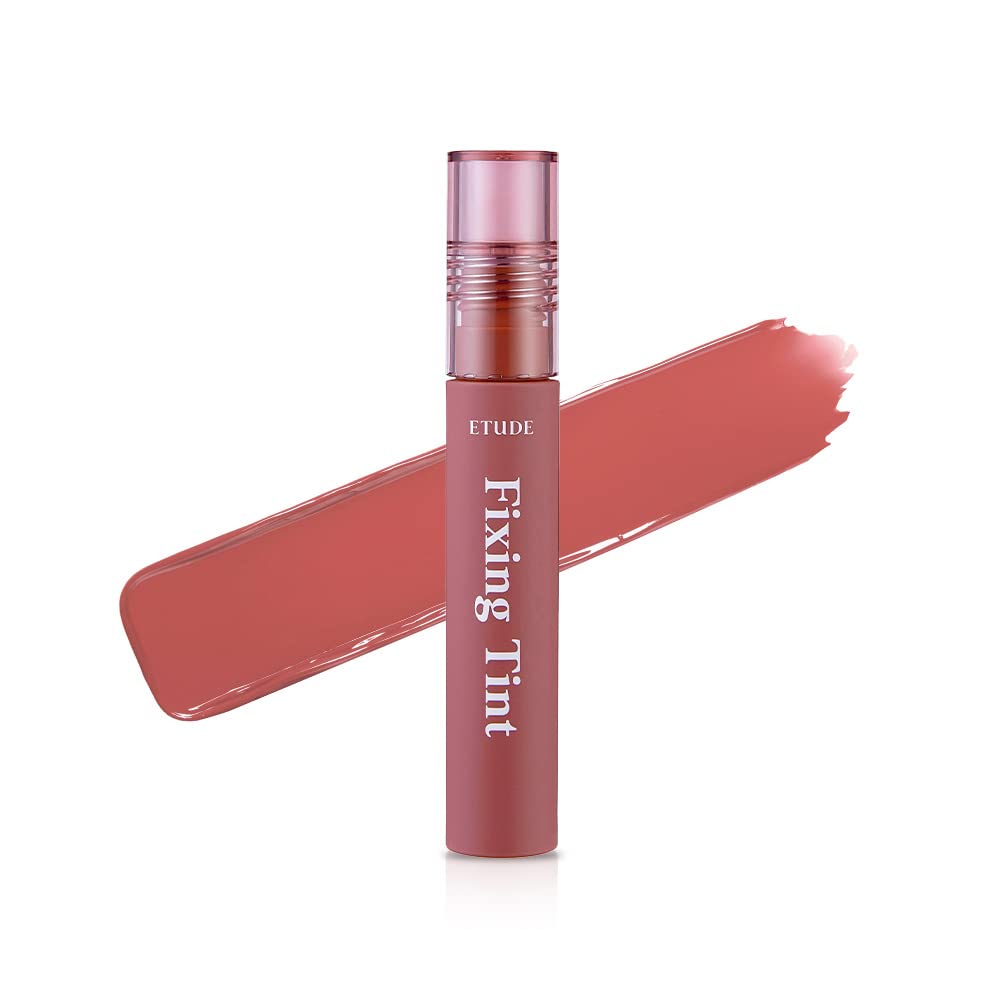 ETUDE [Official Etude] Fixing Tint Salmon Brick (Warm/Autumn) Lip Tint Lipstick 4g 1.0 pcs Mask Proof Long-lasting