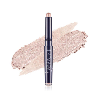 ETUDE Official Sparkling Eyeshadow PK003 / Glitter / Single Color / Stick Eyeshadow / Tear Bag 1 piece (x 1)