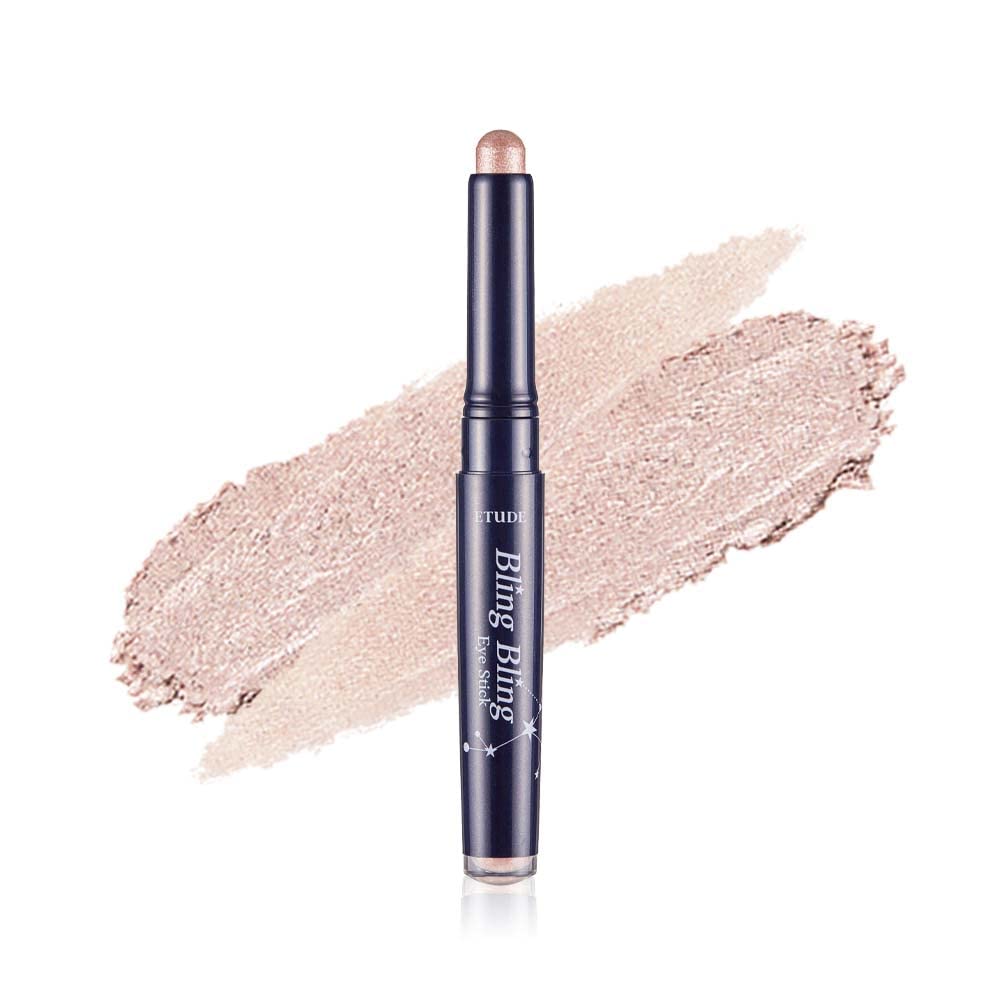 ETUDE Official Sparkling Eyeshadow PK003 / Glitter / Single Color / Stick Eyeshadow / Tear Bag 1 piece (x 1)