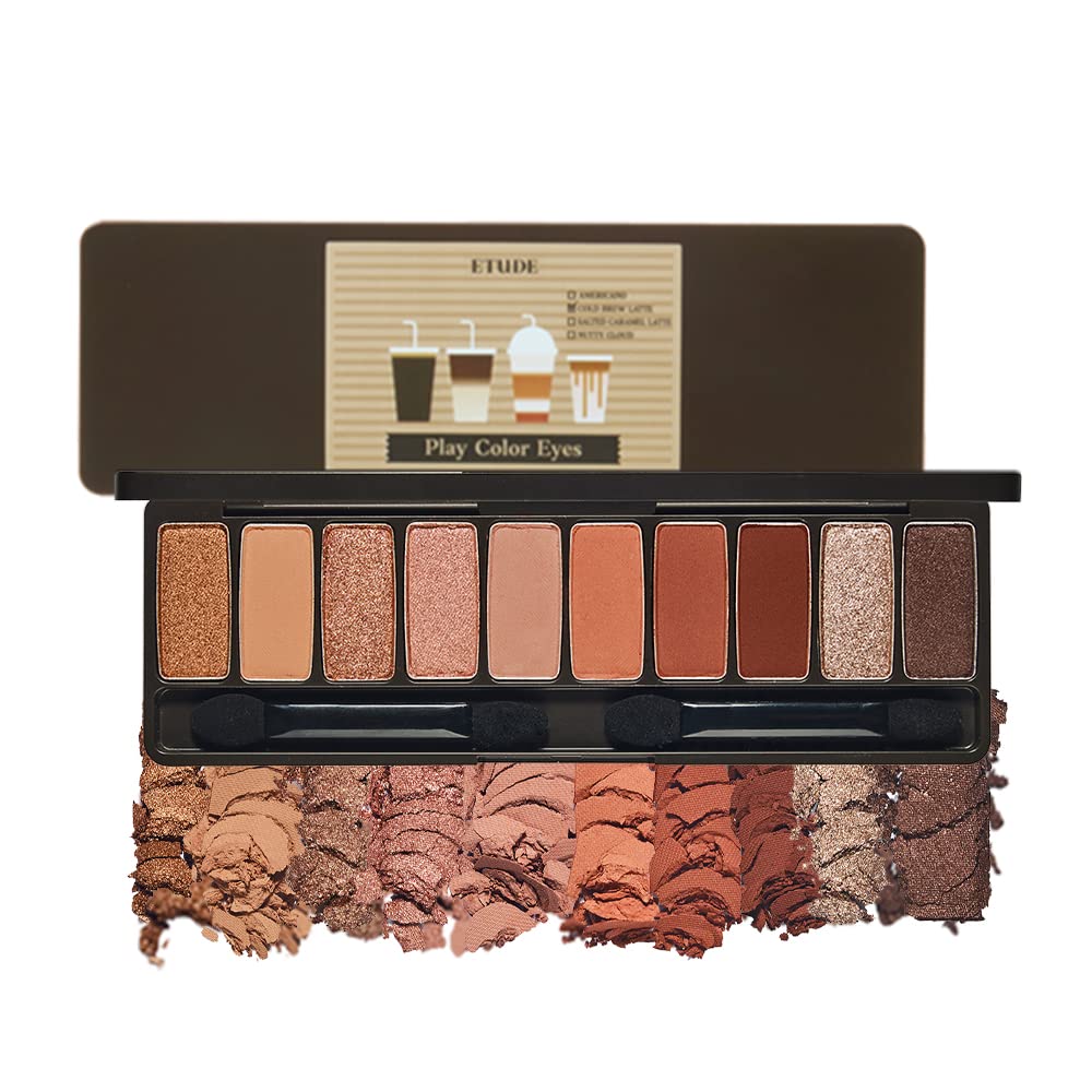 ETUDE Play Color Eyeshadow Caffeineholic 10 Color Palette