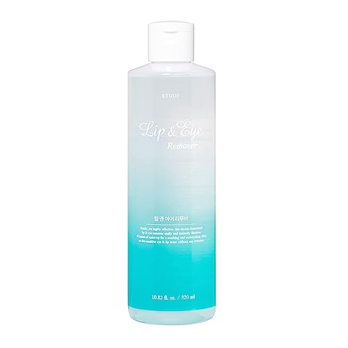 ETUDE Official Lip &amp; Eye Makeup Remover (320mL) / Cleansing / Large Capacity / Value Pack / Makeup Remover / 320ml / 1 Piece