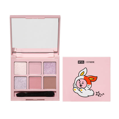 [Etude Official] Play Color Eyes Mini COOKY on Top / 6-Color Palette / Eyeshadow Palette 1 piece (x 1)
