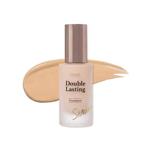 ETUDE Double Lasting Serum Skin Foundation Tan Lightweight Liquid Foundation
