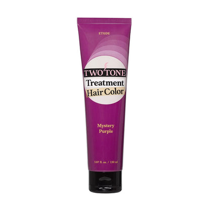 ETUDE [Official Etude] 2-Tone Treatment Hair Color Mystery Purple/Purple Color/Hair Color/Hair Tint/Short-term Hair Color / 1 Week / 1week 150mL