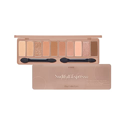 ETUDE Play Color Eyeshadow Nudiful Espresso / 10 Color Palette / Eyeshadow Palette 1 piece (x 1)