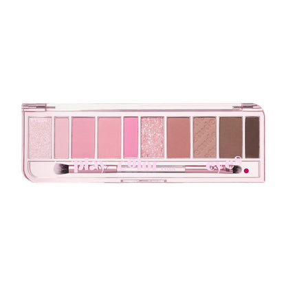 ETUDE [Official Etude] Play Color Eyeshadow Cool Ballerina / 10 Color Palette / Gel Texture Glitter/Shimmer/Matt/Keyboard Shadow
