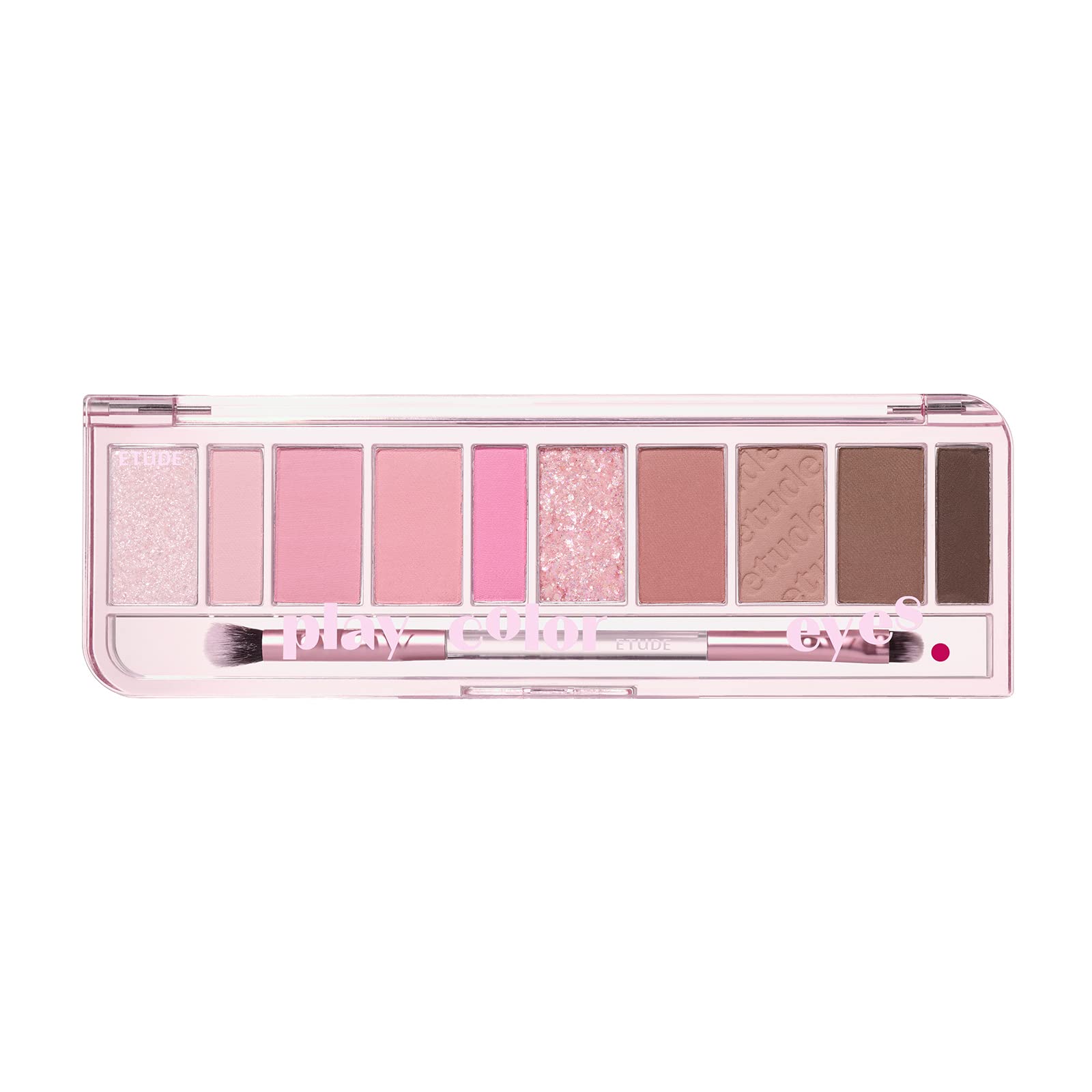 ETUDE [Official Etude] Play Color Eyeshadow Cool Ballerina / 10 Color Palette / Gel Texture Glitter/Shimmer/Matt/Keyboard Shadow