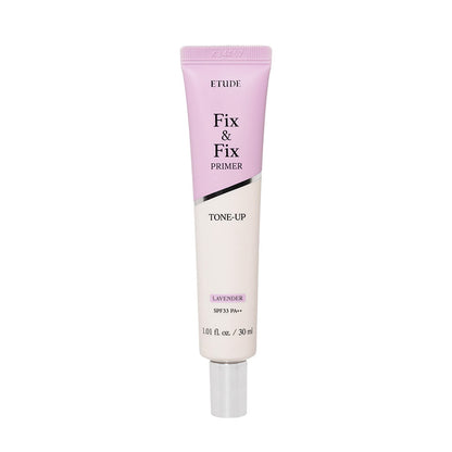 ETUDE Fix &amp; Fix Tone Up Primer Lavender Makeup Base 1.0 pcs
