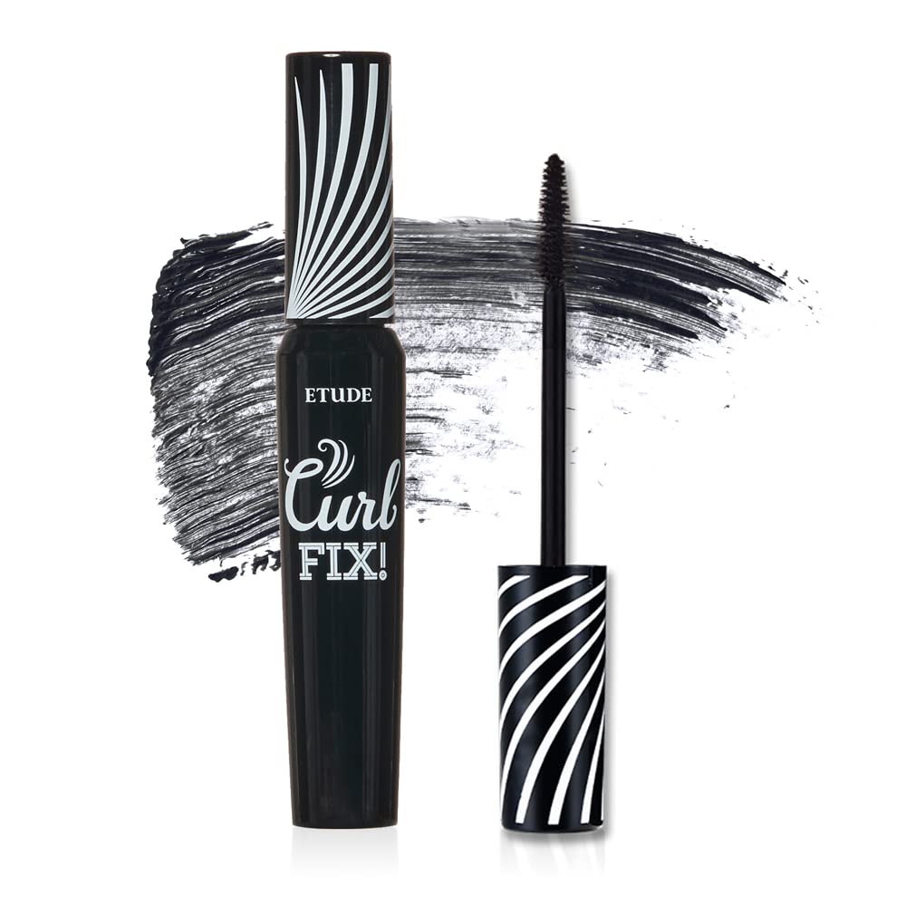 ETUDE Mascara Rush Palm Curl Fix Noir Waterproof Mascara