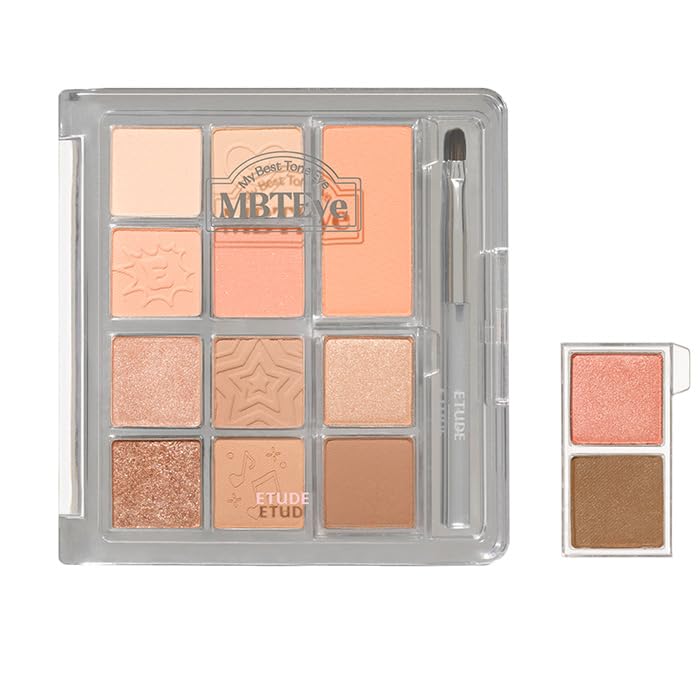 ETUDE My Best Tone Eye Palette E Natural Entertainer Portable Custom Palette