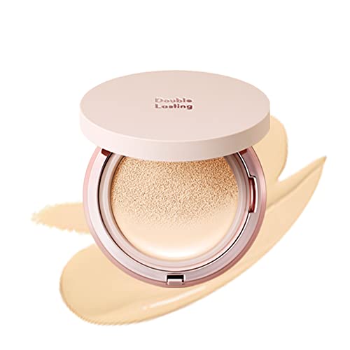 ETUDE Double Lasting Cushion Glow Light Vanilla Foundation 1 piece (x 1)