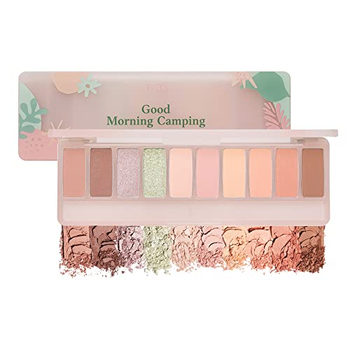 ETUDE [Etude Official] Play Color Eyeshadow Good Morning Camp / 10 Color Palette / Eyeshadow Palette 1 piece (x 1)