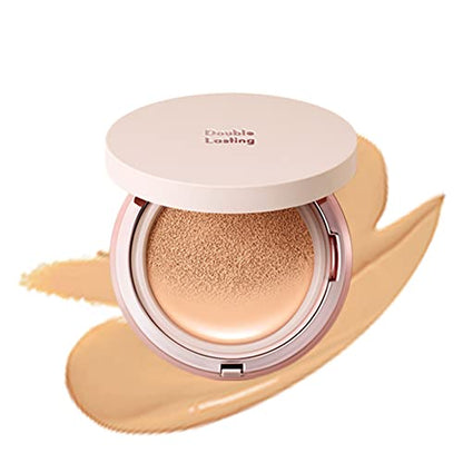 ETUDE Double Lasting Cushion Glow Foundation 1 piece for Radiant Skin