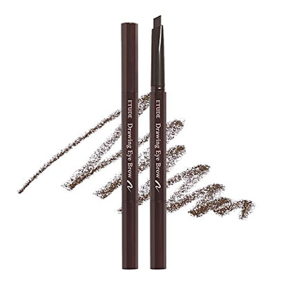 ETUDE Drawing Eyebrow Pencil Dark Brown 0.25 grams for Perfect Brows