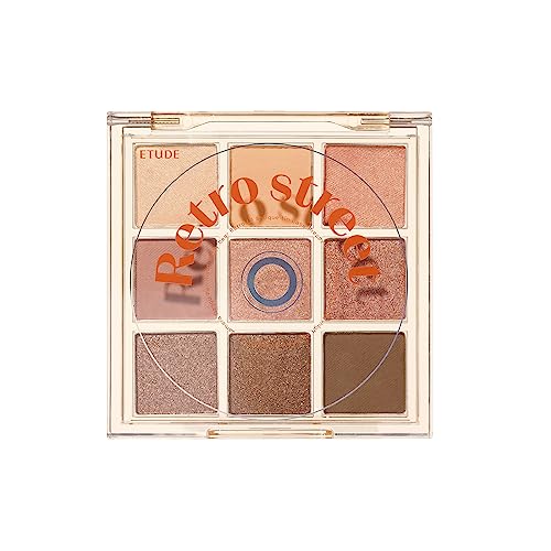 ETUDE Play Color Eyes Retro Street / 6 Color Palette / Glitter/Shimmer/Matt